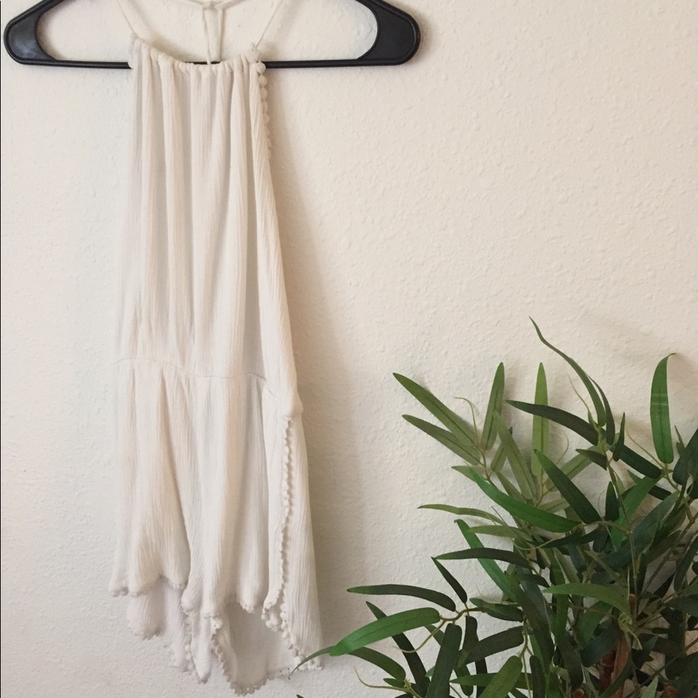White mahina romper